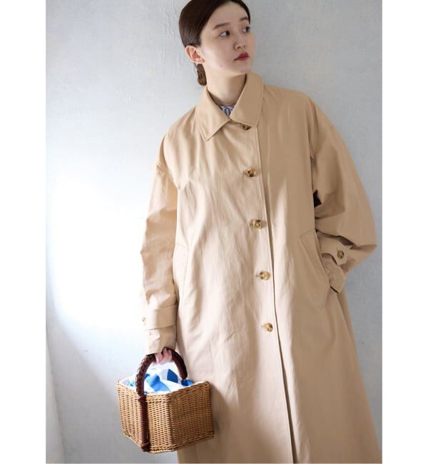 IENA「撥水ステンカラーコート」|ステンカラーコート|