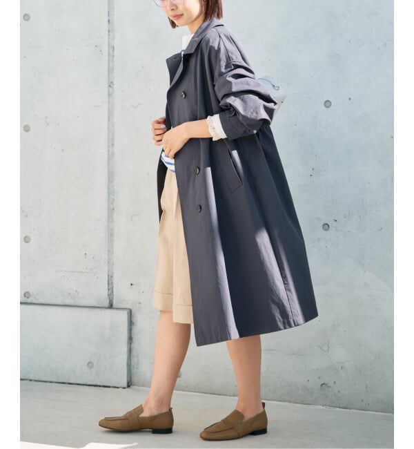 IENA「撥水ステンカラーコート」|ステンカラーコート|