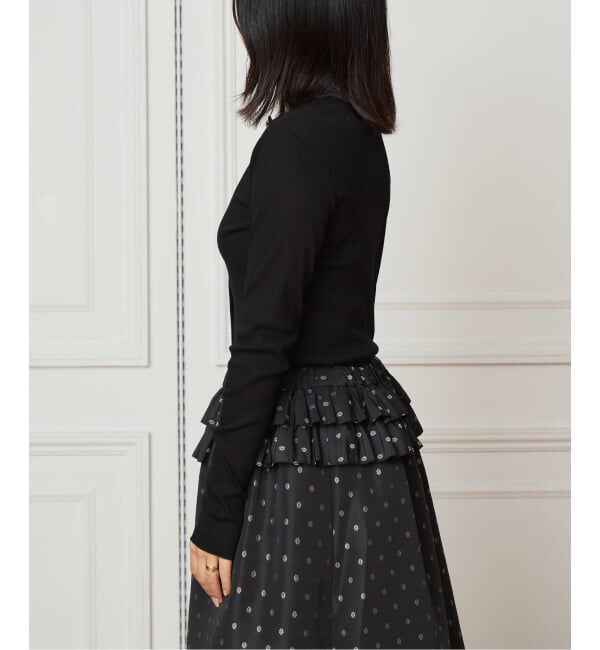 IENA LA BOUCLE「《予約》IENA LA BOUCLE コットンリブカーディガン」|カーディガン|