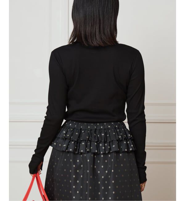 IENA LA BOUCLE「《予約》IENA LA BOUCLE コットンリブカーディガン」|カーディガン|