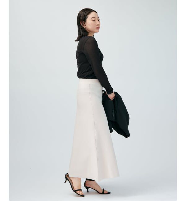 VERMEIL par iena「シアーフライス クルーネックロングスリーブプルオーバー」|Tシャツ・カットソー|