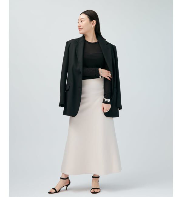 VERMEIL par iena「シアーフライス クルーネックロングスリーブプルオーバー」|Tシャツ・カットソー|