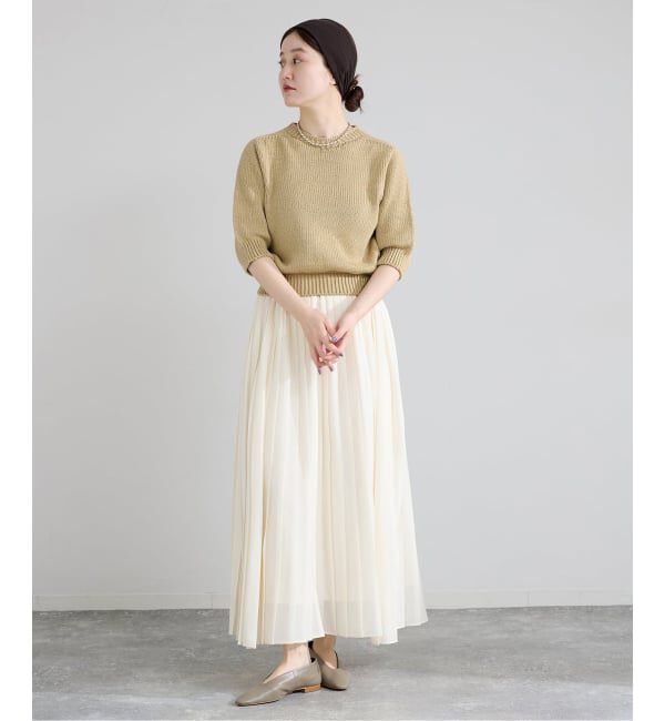 IENA「POLISHコットンプルオーバー」|ニット・セーター|