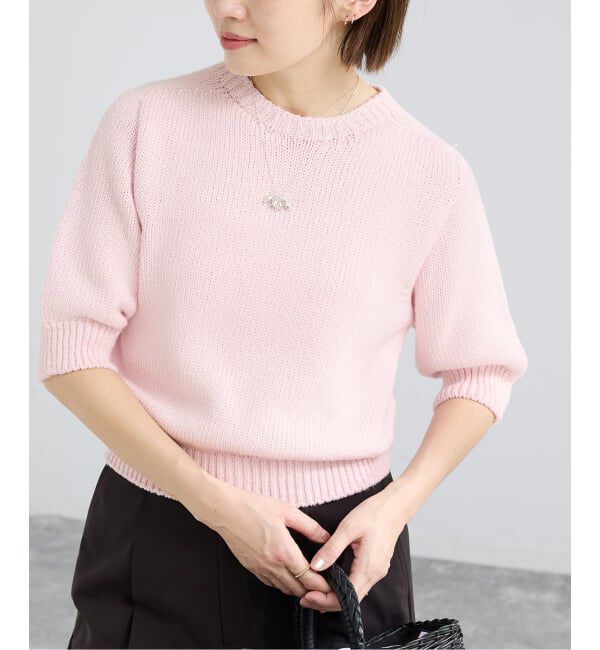 IENA「POLISHコットンプルオーバー」|ニット・セーター|