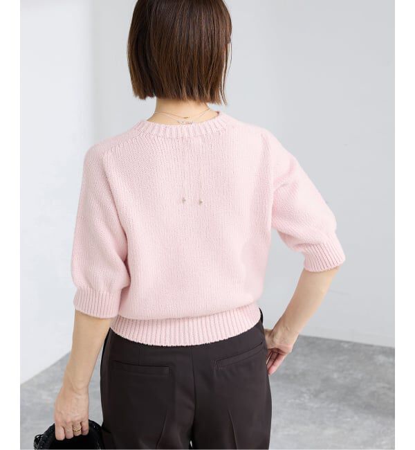 IENA「POLISHコットンプルオーバー」|ニット・セーター|