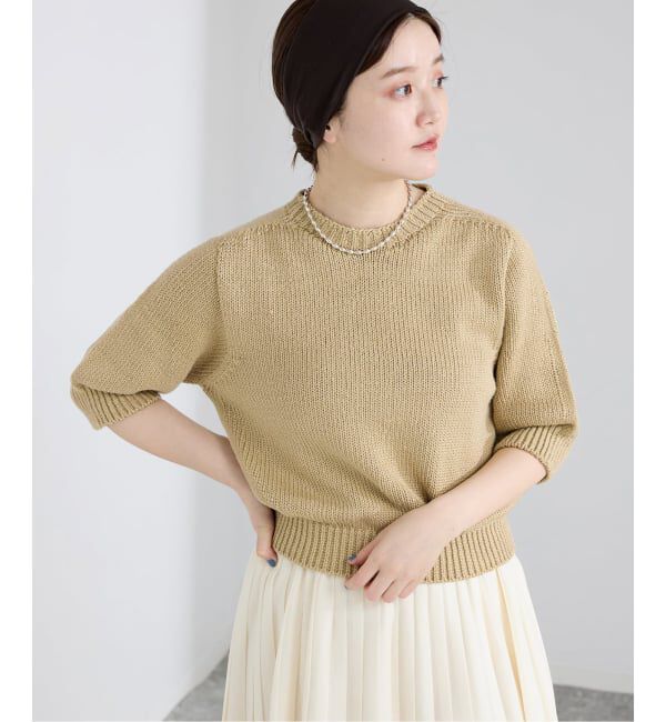 IENA「POLISHコットンプルオーバー」|ニット・セーター|