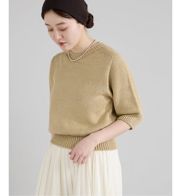 IENA「POLISHコットンプルオーバー」|ニット・セーター|