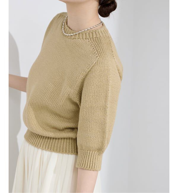 IENA「POLISHコットンプルオーバー」|ニット・セーター|