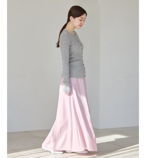 IENA「《WEB限定/追加予約》ハイゲージリブカーディガン」|カーディガン|