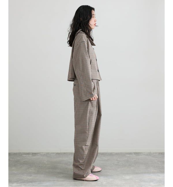 IENA「THE M ワイドタックパンツ」|その他|