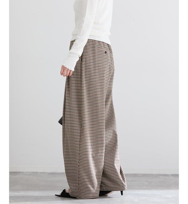 IENA「THE M ワイドタックパンツ」|その他|