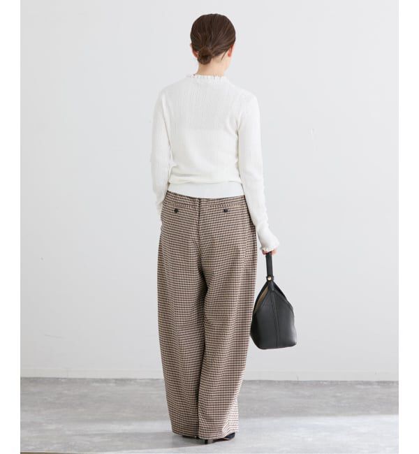 IENA「THE M ワイドタックパンツ」|その他|