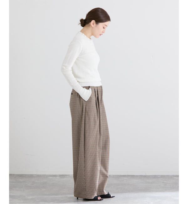 IENA「THE M ワイドタックパンツ」|その他|