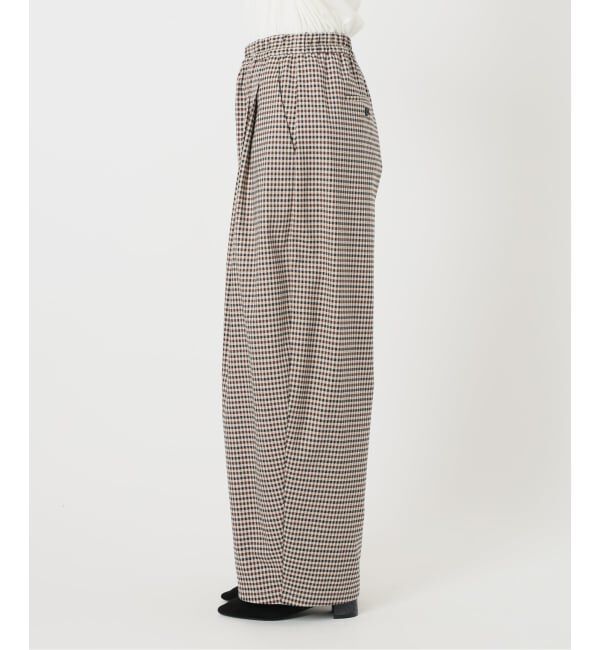 IENA「THE M ワイドタックパンツ」|その他|