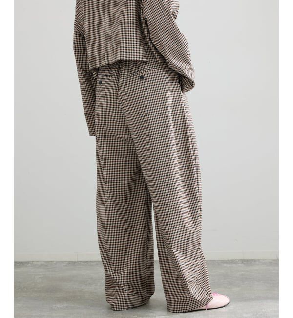 IENA「THE M ワイドタックパンツ」|その他|