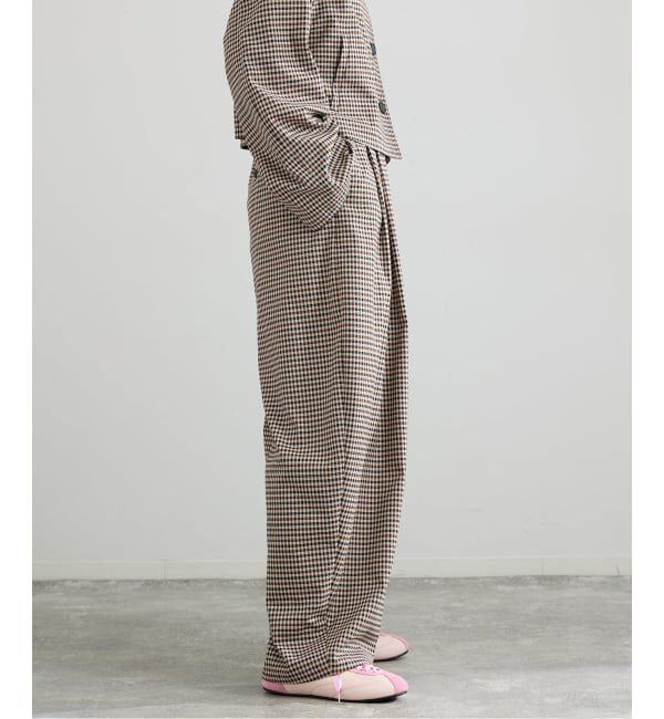 IENA「THE M ワイドタックパンツ」|その他|