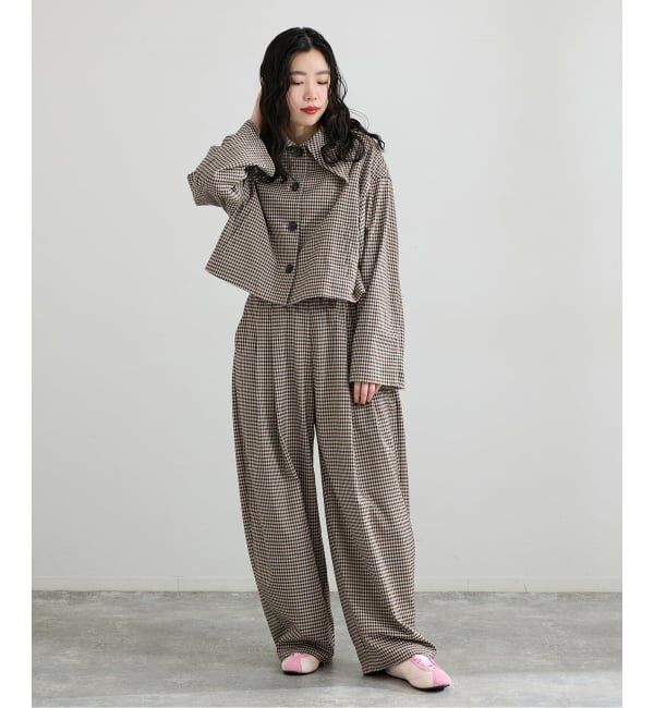 IENA「THE M ワイドタックパンツ」|その他|