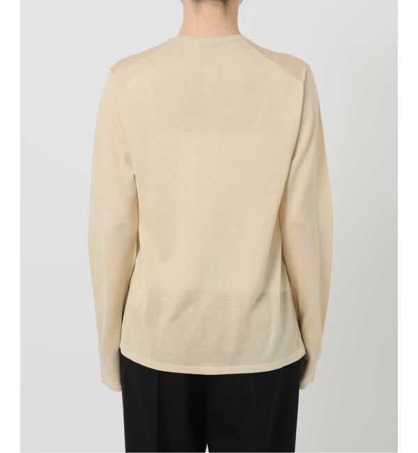 VERMEIL par iena「《予約》シルク MIX クルーネックカーディガン」|カーディガン|