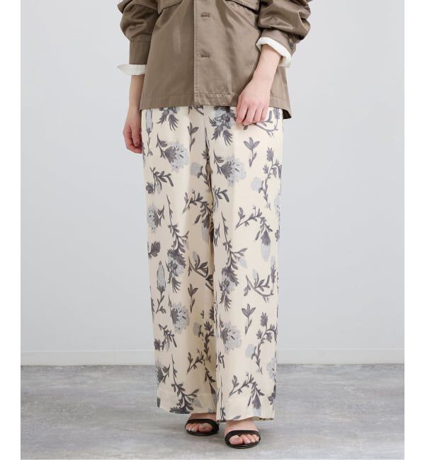 IENA「Deveauxボタニカルフラワープリントパンツ」|その他|