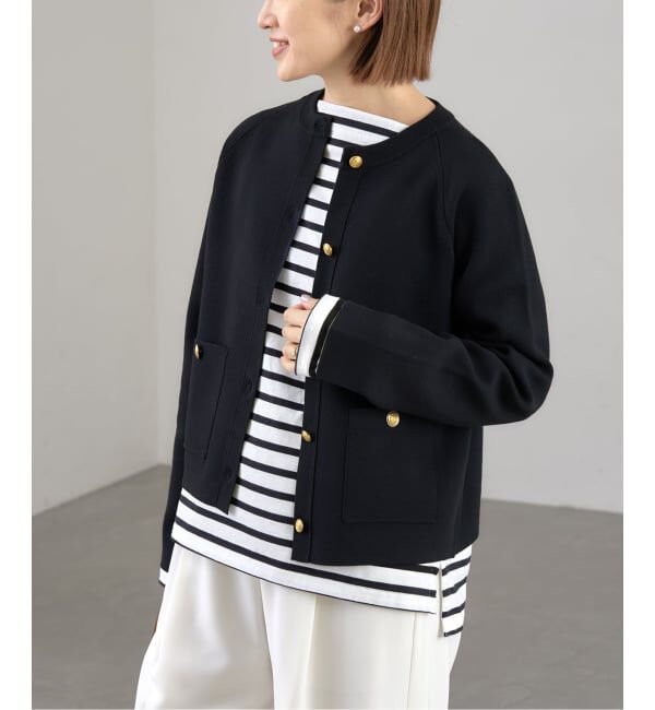 IENA「《追加》ミラノリブカーディガン」|カーディガン|