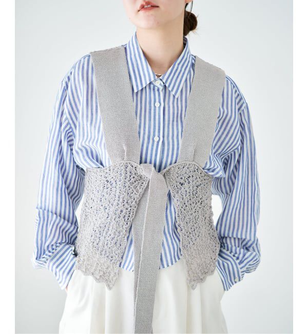 IENA「《予約》enrica/エンリカ レースガラKNIT ニット KNIT225」|ニット・セーター|