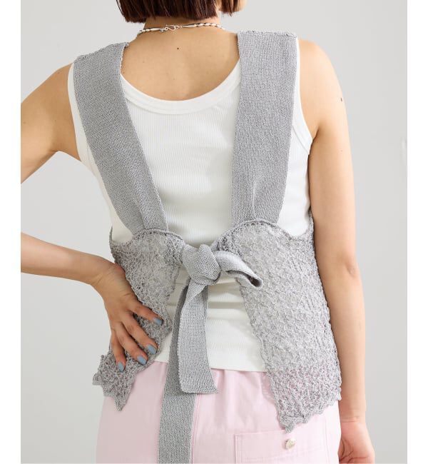 IENA「《予約》enrica/エンリカ レースガラKNIT ニット KNIT225」|ニット・セーター|