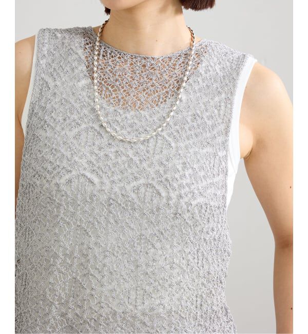 IENA「《予約》enrica/エンリカ レースガラKNIT ニット KNIT225」|ニット・セーター|