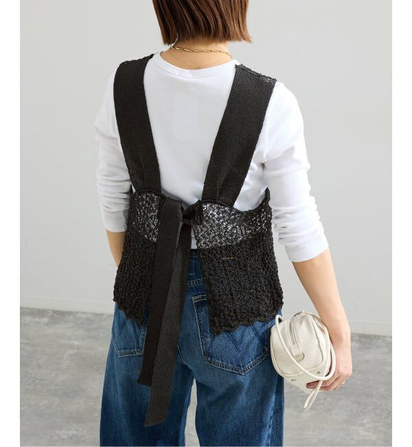 IENA「《予約》enrica/エンリカ レースガラKNIT ニット KNIT225」|ニット・セーター|