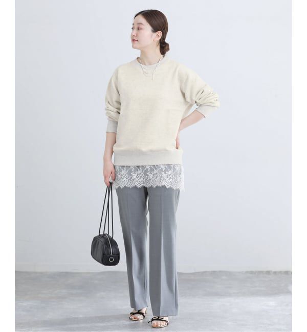 IENA「《追加2予約》LOOPWHEELER for IENA 別注 C/N SWEAT スウェット」|スウェット・ジャージ|