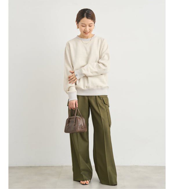 IENA「《追加2予約》LOOPWHEELER for IENA 別注 C/N SWEAT スウェット」|スウェット・ジャージ|