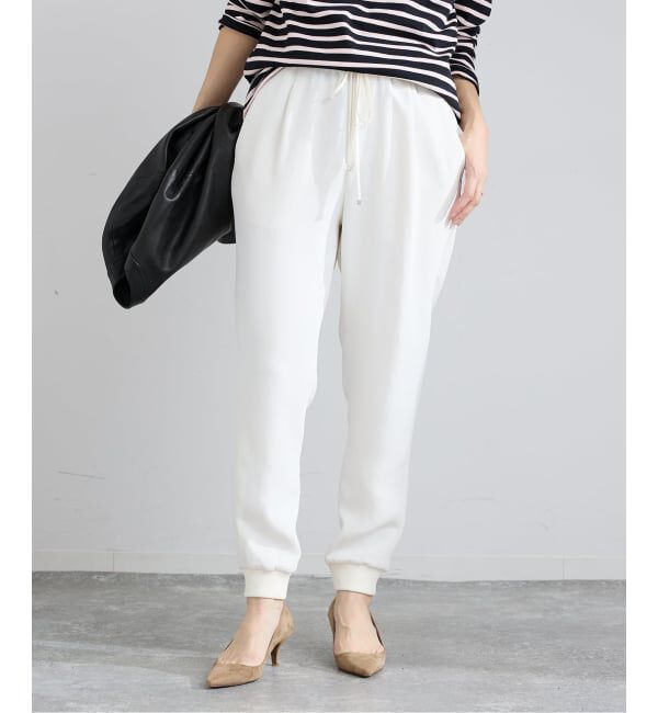 IENA「《追加予約》イージージョガーパンツ」|その他|ホワイト