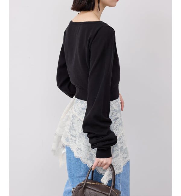 SLOBE IENA「レースペプラムキャミソール」|キャミソール|