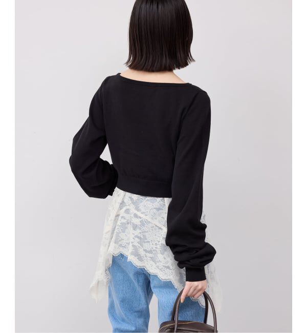 SLOBE IENA「レースペプラムキャミソール」|キャミソール|