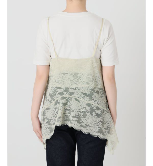 SLOBE IENA「レースペプラムキャミソール」|キャミソール|