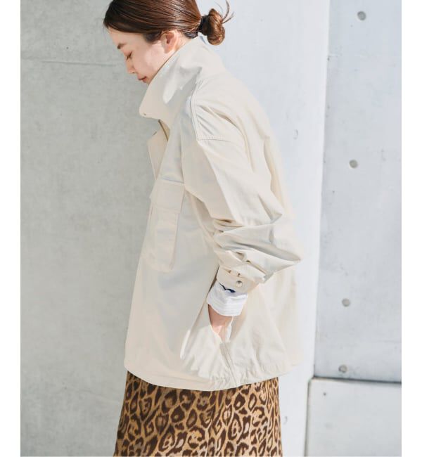 IENA「《予約》ウォッシャブルライトスタンドブルゾン」|その他|ナチュラル
