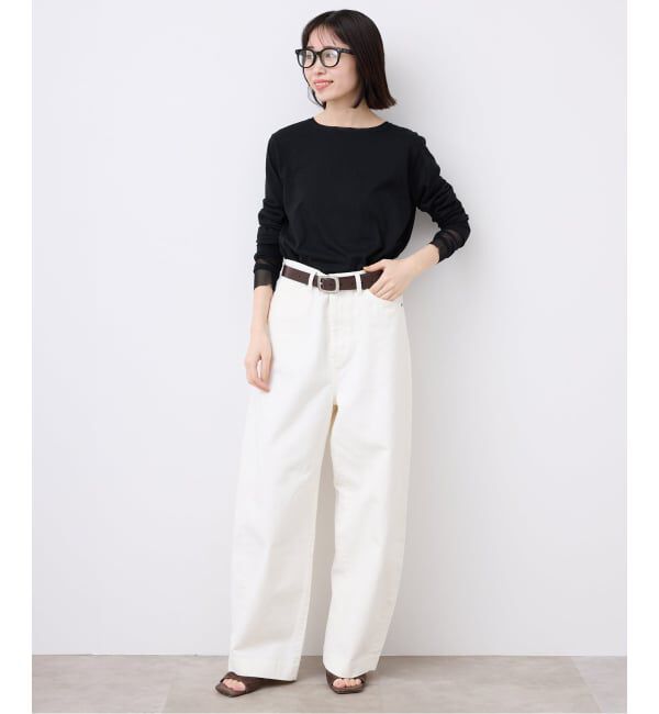 SLOBE IENA「《追加6》レイヤードスリーブロンTEE」|Tシャツ・カットソー|