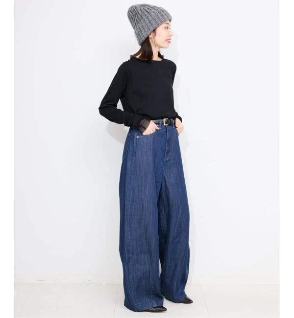 SLOBE IENA「《追加6》レイヤードスリーブロンTEE」|Tシャツ・カットソー|