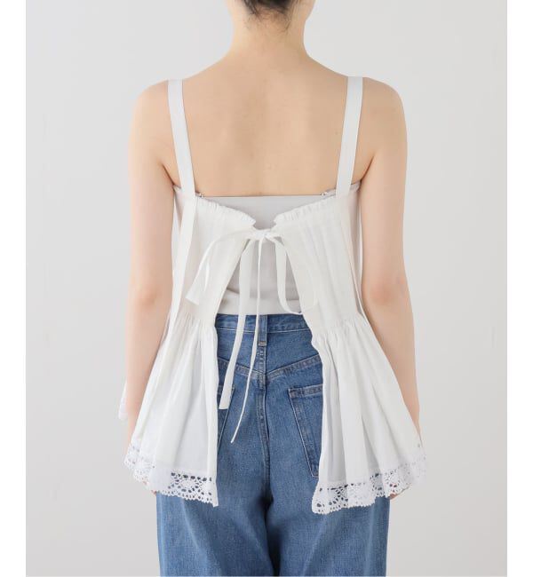 IENA LA BOUCLE「RENATA BRENHA/レナータ ブレナ  LA BOUCLE別注 GAL トップス TGA26」|キャミソール|