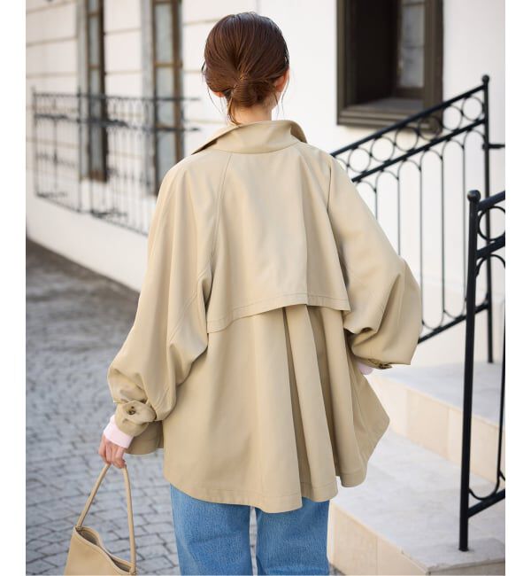 SLOBE IENA「《WEB限定/追加3予約》撥水テントラインコート」|その他|