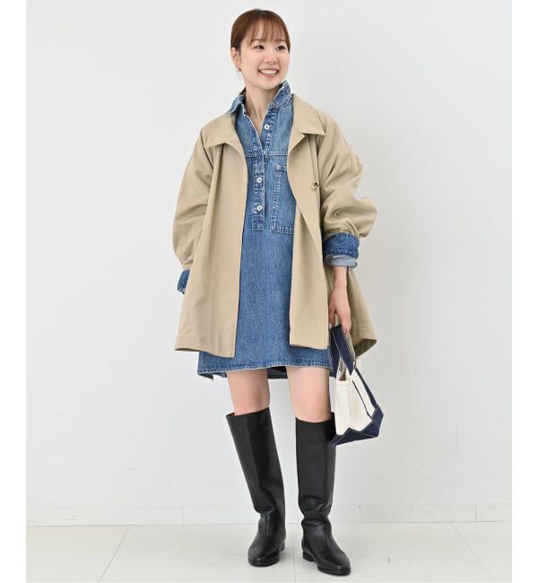 SLOBE IENA「《WEB限定/追加3予約》撥水テントラインコート」|その他|