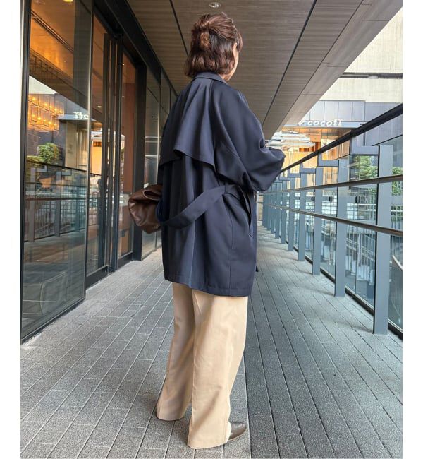 SLOBE IENA「《WEB限定/追加3予約》撥水テントラインコート」|その他|