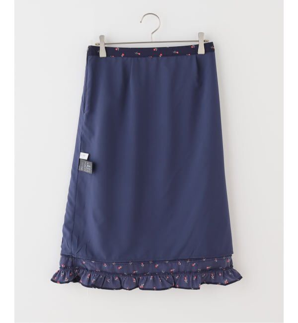 SLOBE IENA「フラワープリントフリルスカート」|スカート|
