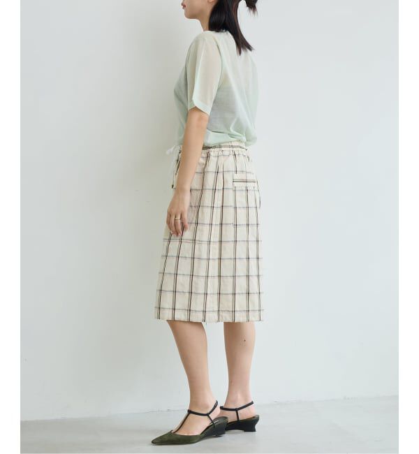 IENA LA BOUCLE「IENA LA BOUCLE P/Lチェックハーフパンツ」|その他|