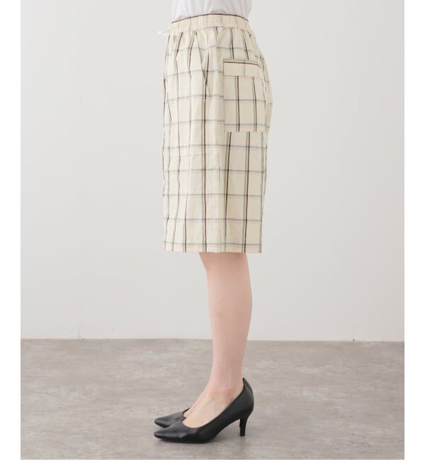 IENA LA BOUCLE「IENA LA BOUCLE P/Lチェックハーフパンツ」|その他|