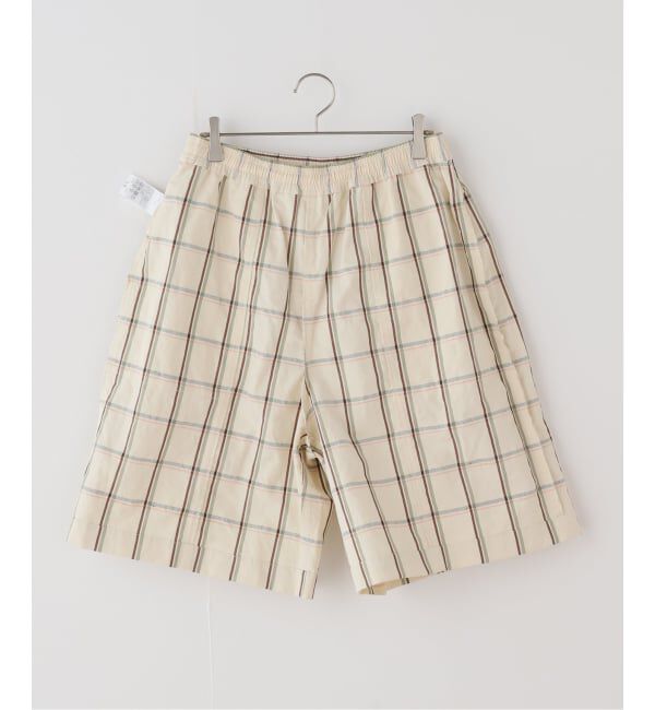 IENA LA BOUCLE「IENA LA BOUCLE P/Lチェックハーフパンツ」|その他|