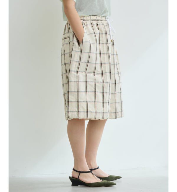 IENA LA BOUCLE「IENA LA BOUCLE P/Lチェックハーフパンツ」|その他|