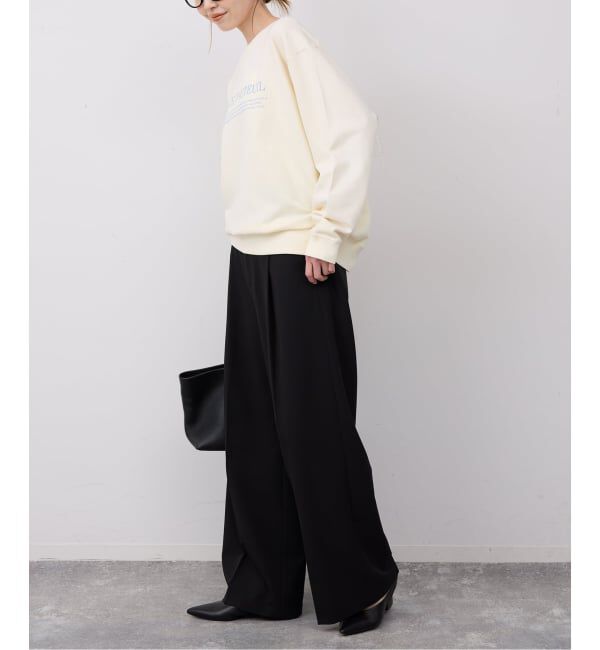 SLOBE IENA「フラッフィーテリービンテージロゴ ロングスリーブ TEE」|スウェット・ジャージ|