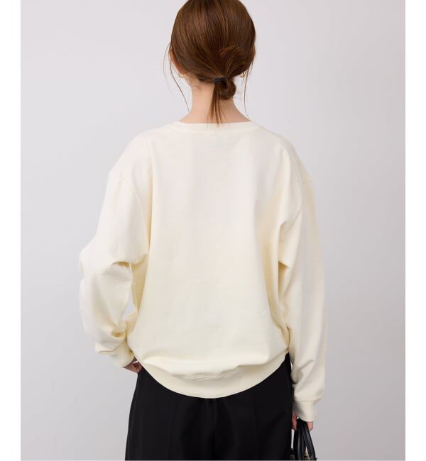 SLOBE IENA「フラッフィーテリービンテージロゴ ロングスリーブ TEE」|スウェット・ジャージ|