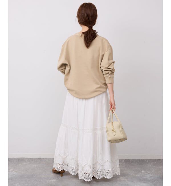 SLOBE IENA「フラッフィーテリービンテージロゴ ロングスリーブ TEE」|スウェット・ジャージ|