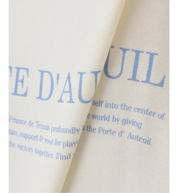 SLOBE IENA「フラッフィーテリービンテージロゴ ロングスリーブ TEE」|スウェット・ジャージ|